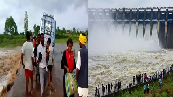 MP Heavy rain: भारी बारिश से बह रहे पुल, कई डैम के गेट खुलने से मचा हाहाकार