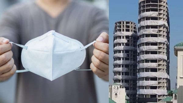 Twin Tower Demolition : विस्फोट के बाद घरों के अंदर भी डबल मास्क लगाकर रखें, पुलिस की आसपास के लोगों से अपील