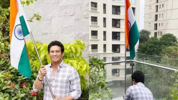 'दिल में भी तिरंगा, घर पर भी तिरंगा', Sachin Tendulkar ने अपनी छत पर फहराया राष्ट्रध्वज