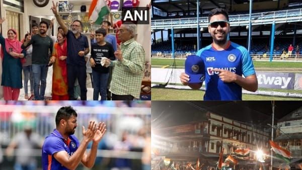 IND vs PAK: आवेश खान के घर मना जीत का जश्न, शानदार गेंदबाजी कर लिया विकेट