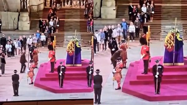 इस शख्स ने एलिजाबेथ द्वितीय को अनोखे तरीके से दी अंतिम विदाई, Viral VIDEO खींच रहा लोगों का ध्यान
