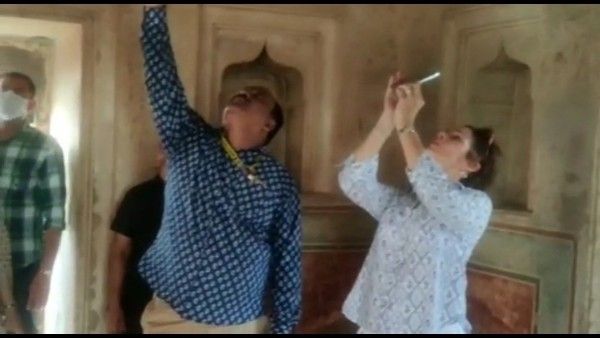 दतिया के वीरदेव सिंह पैलेस की सुंदरता पर मोहित हुईं अमेरिकी राजदूत पेट्रीसिया ए लसीना