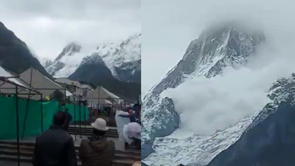केदारनाथ धाम में पहाड़ों पर भयानक हिमस्खलन, आज तक नहीं देखा होगा ऐसा मंजर, Video Viral