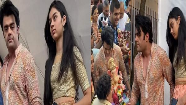 Ganesh Puja 2022: मनीष पॉल की वायरल हुई बेटी संग फोटो, हैरान लोग बोले-'क्या बचपन में हुई थी इसकी शादी?'