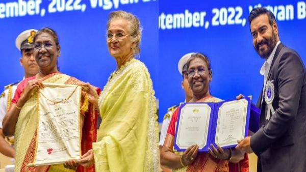 National Film Awards 2022:आशा पारेख दादासाहेब फाल्के अवॉर्ड से सम्मानित, अजय देवगन और सूर्या को 'बेस्ट एक्टर'
