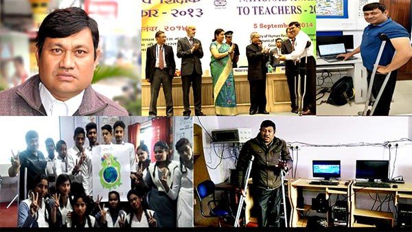 दिव्यांग शिक्षक ने पेश की ऐसी मिसाल, दूसरे शिक्षकों के लिए बन गए प्रेरणा, टेक्नोलॉजी में हैं सबके गुरू