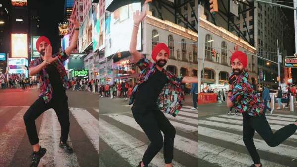 VIDEO : अमेरिका में इंडियन की धाक, टाइम्स स्क्वायर पर सरदार का भांगड़ा, यूजर बोले- ट्रेंडसेटर रॉकस्टार !