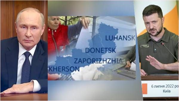 जनमत संग्रह के बाद रूस का यूक्रेन के 4 शहरों पर जीता का दावा, जेलेंस्की ने कहा, सब 'तमाशा' है!