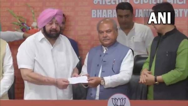 कैप्टन अमरिंदर भाजपा में शामिल, कहा- पंजाब में ड्रोन से अराजकता की साजिश, देश की रक्षा हमारा कर्तव्य