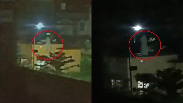 Video: सफेद कपड़े पहन 'भूत' के छतों पर चलने से मची दहशत, अब ऐसे पता लगेगी सच्चाई