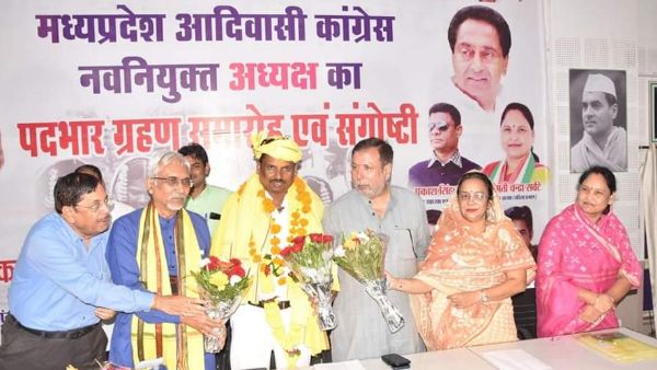 आदिवासी कांग्रेस अध्यक्ष ओमकार सिंह मरकाम को PCC में पदभार ग्रहण करने के लिए करना पड़ा इंतजार