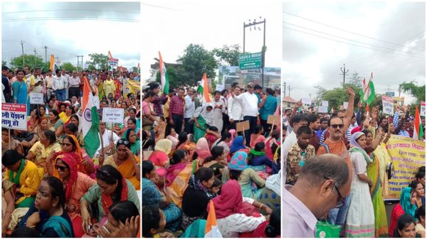 MP News : पुलिस ने एक हजार से ज्यादा प्रदर्शनकारी शिक्षकों को भोपाल शहर की सीमा के बाहर रोका