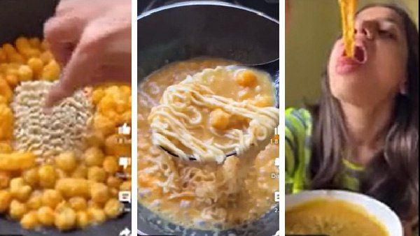 VIDEO: 'आधी रात को जब भूख..', नए रेसिपी के साथ तैयार है 'चीजी चीटोस मैगी', Viral हो रहा नया एक्सपेरिमेंट