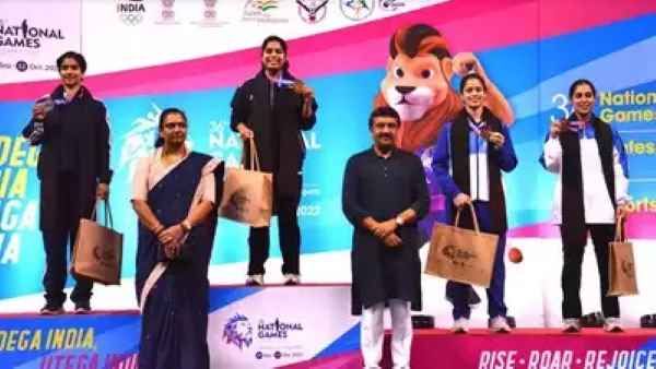 National Games 2022 में Aakarshi Kashyap ने छत्तीसगढ़ को दिलाया गोल्ड, CM भूपेश का जताया आभार