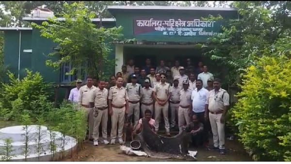 Umaria News : बांधवगढ़ टाइगर रिजर्व में हुआ चीतल का शिकार, मांस और खाल के साथ 2 तस्कर गिरफ्तार