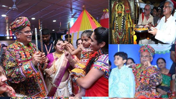 Navratri 2022:देवी का आशीर्वाद लेने दुर्गा पंडालों में पहुंचे CM भूपेश, युवाओं के संग किया गरबा,देखें तस्वीरें