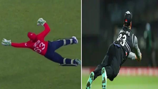 T20 World Cup 2022: सुपर 12 राउंड के पहले दिन पकड़े गए दो शानदार कैच, खिलाड़ियों ने हवा में उड़कर लपकी गेंद