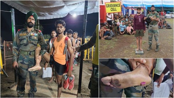 Agniveer Bharti Rally में लंबाई बढ़ाने गजब की चीटिंग, आखिरकार पकड़े ही गए, बाहर किया