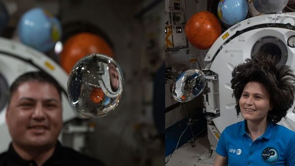 International Space Station : कभी देखा है हवा में उड़ता हुआ पानी? अतंरिक्ष स्टेशन से आई मनमोहक तस्वीरें