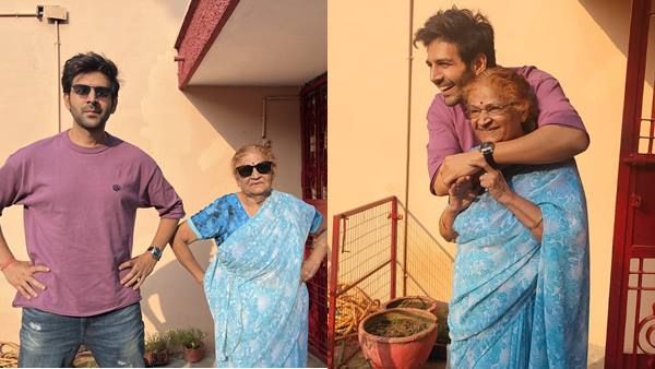 कार्तिक आर्यन को नानी की आई याद, शूटिंग से छुट्टी लेकर जबलपुर ननिहाल में किया एंजॉय, दिए शानदार पोज