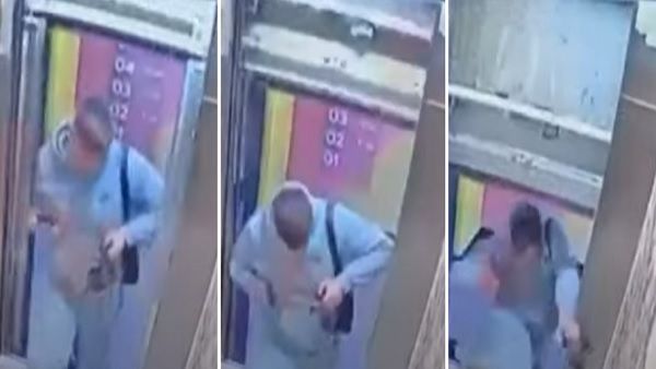 लिफ्ट से निकलते ही शख्स का फंस गया पैर, सिर कटने से बाल-बाल बचा, दिल दहला देने वाला VIDEO Viral