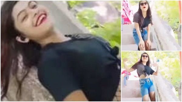 Viral Video: मंदिर की सीढ़ियों पर अश्लील डांस कर विवादों में फंसी नेहा मिश्रा, विरोध के बाद एफआईआर