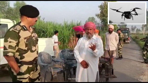 पाकिस्‍तान की ओर से भारतीय इलाके में 10KM अंदर तक चला आया ड्रोन, खोज में जुटी पुलिस और BSF