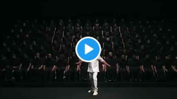 Hand Ballet on Wheelchair में 128 कलाकारों ने लूटी महफिल, दो साल पुरानी वीडियो वायरल