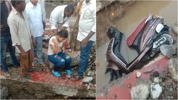 Smart City Sagar में चलते-चलते गड्ढों में समा रहे वाहन चालक, पहले डॉक्टर अब छात्रा गिरी