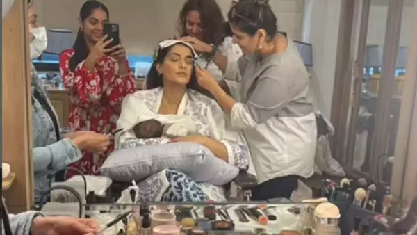 मेकअप करवाते समय सोनम कपूर ने बेटे को कराया ब्रेस्टफीडिंग, वीडियो देख पति आनंद आहूजा ने कह दी ऐसी बात