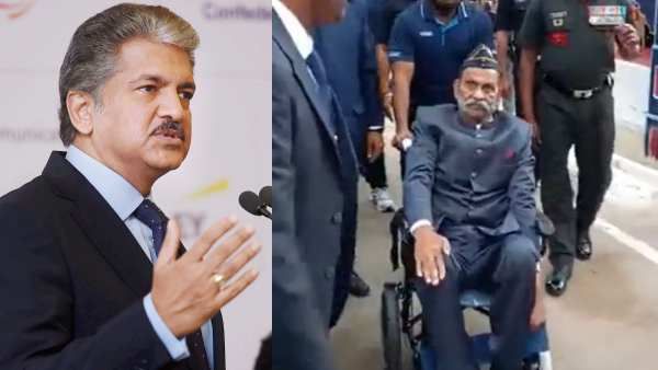 VIDEO : आनंद महिंद्रा के रोंगटे खड़े हुए ! 100 साल के पूर्व आर्मी ऑफिसर को देख कही दिल छूने वाली बात