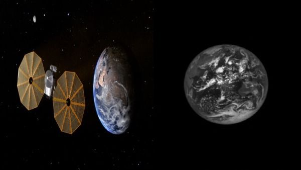 Trojan asteroids: 14 लाख KM दूर से पृथ्वी की तस्वीर, देखिए Lucy Mission के यान को कैसा दिखा अपना 'घर'
