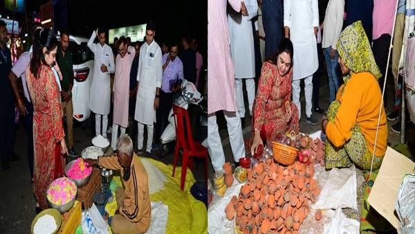 Diwali 2022: मिट्टी के दिये खरीदने निकले MP BJP प्रदेश अध्यक्ष वीडी शर्मा, बोले लोकल उत्पादों को खरीदें