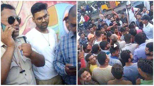 Bhopal : लड़के को लड़की से बात करता देख भड़का कांस्टेबल, बवाल होने पर भीड़ ने पुलिसकर्मी को घेरा, VIDEO Viral