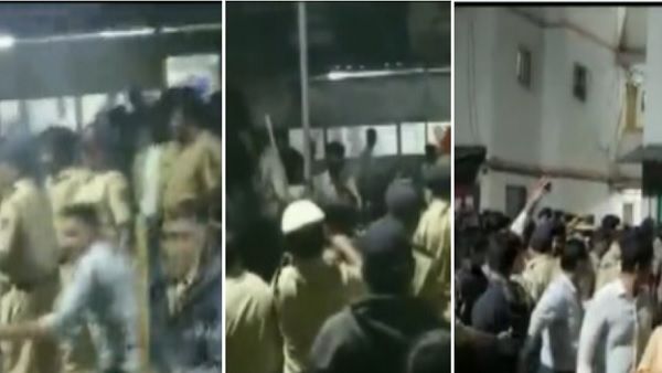 अभिनंदन समारोह में उद्धव-शिंदे गुट आमने-सामने, जमकर चले लात-घूंसे, पुलिस को करना पड़ा लाठी चार्ज, VIDEO