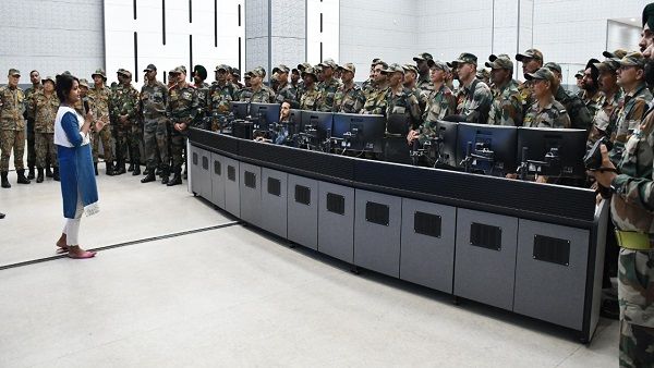 भूटान और श्रीलंका की सेना सागर आईसीसीसी पहुंची, इंडियन आर्मी के साथ देखी स्मार्ट वर्किंग