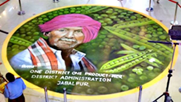 Rangoli : 'ये पेंटिंग नहीं है..', दुनियाभर में मशहूर जबलपुर के मटर की रंगोली है, 3 दिन लगे बनाने में