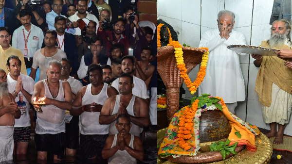 Kartik Purnima 2022: सीएम भूपेश बघेल ने लगाई आस्था की डुबकी, कार्तिक पूर्णिमा पर किया महादेवघाट में स्नान