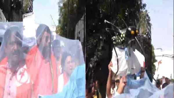 VIDEO: बंगाल में डेंगू के बढ़ते मामलों के खिलाफ बीजेपी का मच्छरदानी वाला अनोखा प्रदर्शन देखिए