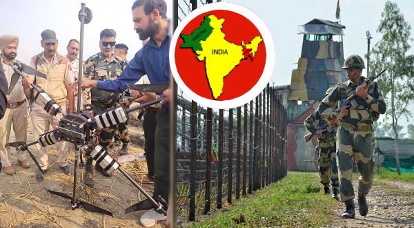 भारत में घुसा पाकिस्तानी ड्रोन BSF के जवानों ने मार गिराया, किसान के खेत में गिरा, देखिए कैसा दिखता है