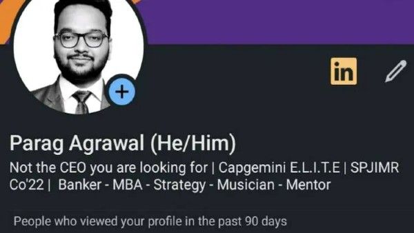 Twitter की उठापटक के बीच बैंकर पराग अग्रवाल ने बदला LinkedIn bio, लिखा- 'वो CEO नहीं हूं जिसे आप खोज रहे'