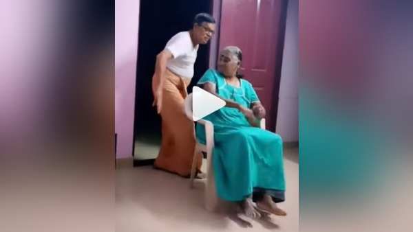 बीवी को खुश करने के लिए लुंगी पहने बुजुर्ग ने Arabic Kuttu पर डांस किया, Viral Video