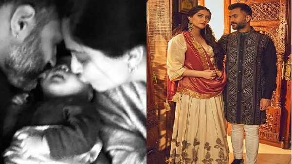 सोनम कपूर और आनंद आहूजा ने चूमे बेटे वायु के गाल, सोशल मीडिया पर दिखा अनिल कपूर के नाती का चेहरा