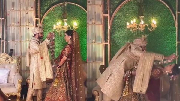 VIDEO: वरमाला के दौरान दुल्हन ने दिखाई कमर की ऐसी लचक, नजारा देख बराती हुई हैरान