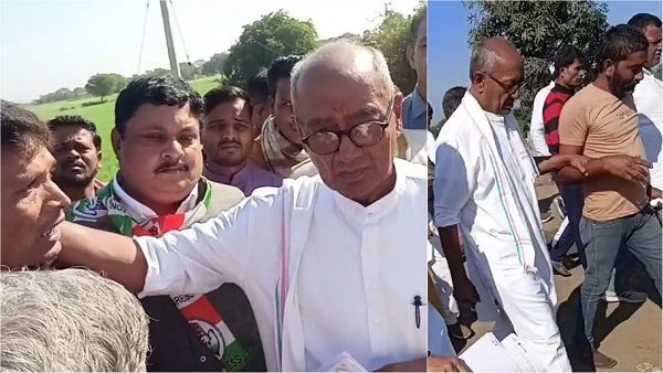 दिग्विजय सिंह का आरोप, खुरई एसडीएम-एसडीओपी मंत्री के नौकर बनकर काम कर रहे