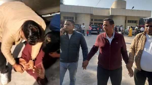 Faridabad: रिश्वत लेते सब इंस्पेक्टर को विजिलेंस टीम ने पकड़ा, टीम को देखते ही निगले रुपए
