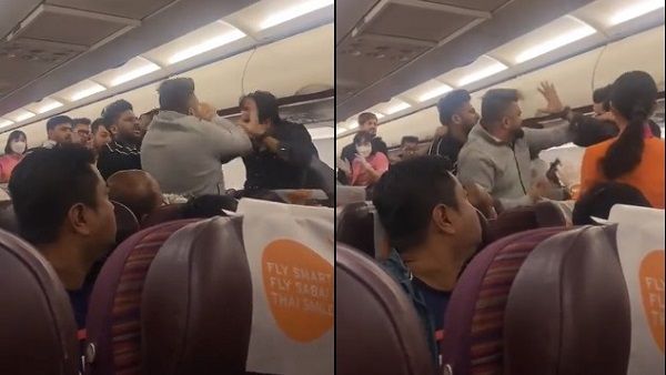 बैंकॉक से कोलकाता आ रही फ्लाइट में आसमान में ही भिड़े यात्री, जमकर चले थप्पड़-मुक्के , वीडियो वायरल