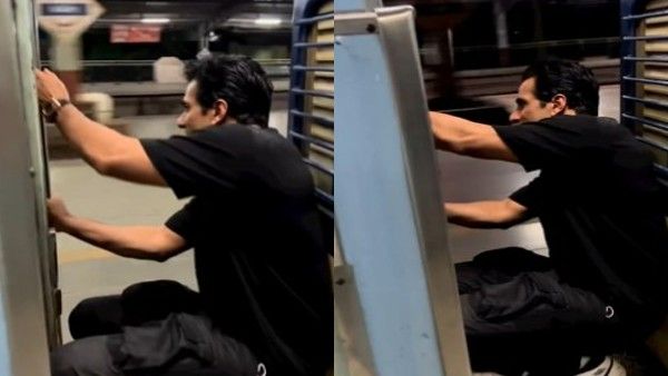 चलती ट्रेन के गेट पर बैठे सोनू सूद ने बनाया वीडियो, अब रेलवे पुलिस ने लगाई क्लास