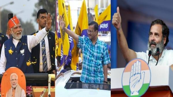 Gujarat Exit Poll: Republic P-Marq के एग्जिट पोल में गुजरात में बीजेपी की वापसी, लड़ाई में बहुत दूर AAP