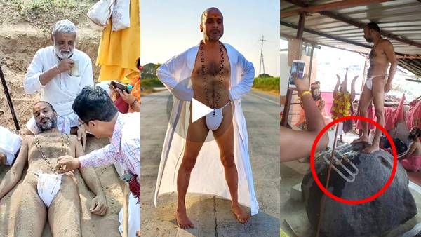 ‘शिवलिंग फोटो शूट’ जबलपुर के भैयाजी सरकार है नकलची पाखंडी साधू , बोले स्वामी अखिलेश्वरानन्द , अब Video Viral